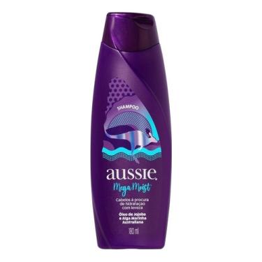 Imagem de  Shampoo Mega Moist Com 180ml Aussie
