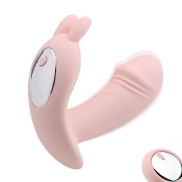 Imagem de Vibrador Feminino Com Controle Remoto Estimulação de Clitóris & Ponto G Feminino 10 Velocidades À Prova D'água