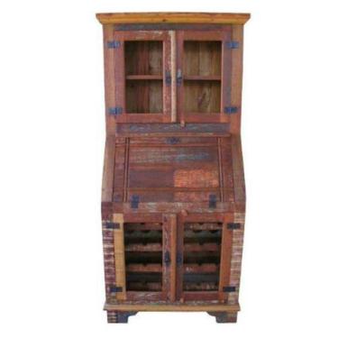 Imagem de Armário Adega Rústico Arbane em Madeira de Demolição - Cód 1107 - Barr