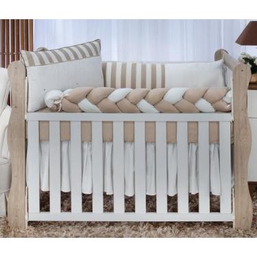 Imagem de Kit Berço Americano Trançado Ternura 9 Peças - Beatriz Baby Enxovais, 