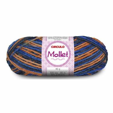 Imagem de Lã Mollet 40g - Circulo, 9952-VELEIRO