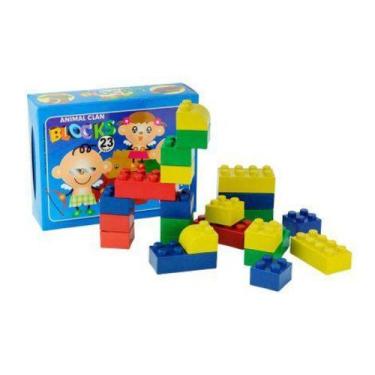 Imagem de Blocos de Montar 23 Peças Animal Clan - EVER GREEN