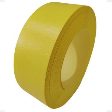 Imagem de Fita De Borda Pvc Para Formica Amarelo Lima Tx Pertech 45mm X 20m Move