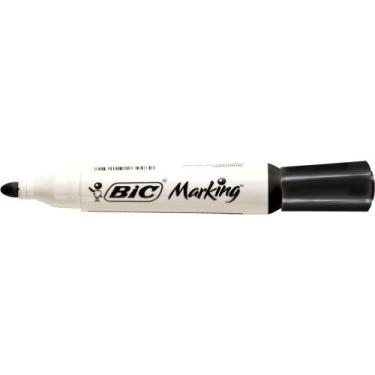 Imagem de Pincel Marking para Quadro Branco Recarregável Preto - Bic