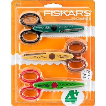 Imagem de Fiskars Aparadores de papel Kidzors, animais do pântano (pacote com 3)