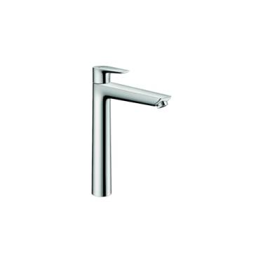Imagem de hansgrohe Talis E Torneira de pia de banheiro moderna fácil de instalar, fácil limpeza, 1 alça 1 28 cm de altura, cromada, 71717001