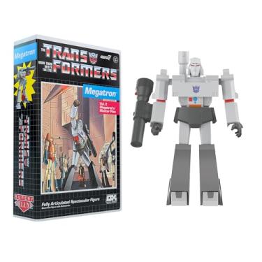 Imagem de Super7 Transformers Deluxe Megatron (VHS) - 7" Transformers Action Figure with Accessory Classic Cartoon Collectibles and Retro Toys