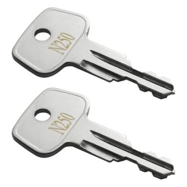 Imagem de seork Chave de substituição de rack de carro N250 (2 peças) serve para suportes de teto compatíveis com Thule, caixa de carga, transportadores, barras transversais