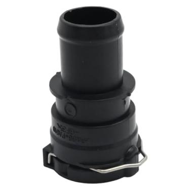 Imagem de Hoypeyfiy Conector de silicone para mangueira de radiador - Substituição rápida para Honda Civic 2006-2015 e Acura ILX 2013-2015 - Preto - 1 unidade