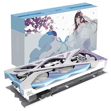 Imagem de RX6750XT-12G D6 YB placa gráfica de jogos com memória 12G/192bit/GDDR6 modo de efeito de luz dupla 3 * DP + portas de saída HD/552