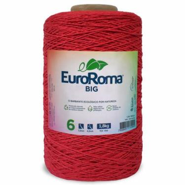 Imagem de Barbante EuroRoma Colorido N6 - 1,8 Kg - Eurofios, 1000-VERMELHO