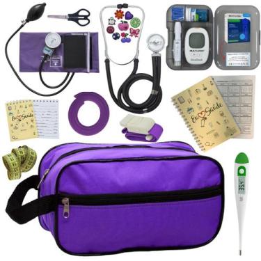 Imagem de Kit Enfermagem Completo Top + Medidor Glicose  - PREMIUM, P.A. Med, IN