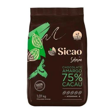 Imagem de Chocolate Seleção Amargo 75% Gotas - Sicao