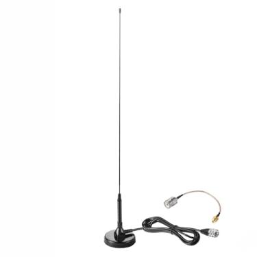 Imagem de Antena móvel GMRS (462-467MHz), antena de montagem de base magnética com conector SMA fêmea e PL-259 para transceptores de rádio móveis portáteis BTECH Midland Motorola BaoFeng Cobra Uniden Retevis