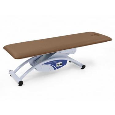 Imagem de Maca Elétrica com Orifício para o Rosto e Regulagem de Altura - Arktus - Marrom Cappuccino