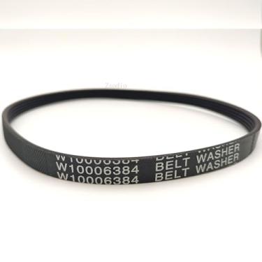 Imagem de W10006384 Correia de acionamento de arruela peça de reposição premium para W10006384 AP6014712 PS11747978 WPW10006384 - Compatível com arruelas Whirlpool Kenmore