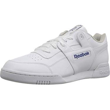 Imagem de Reebok Tênis masculino Workout Plus, Branco/Azul royal, 39
