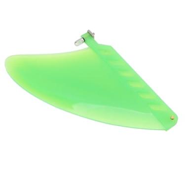 Imagem de Surfboard Fin Control Estabilidade Surfboard Fin Cauda TPU Material Lightweight Impact Prova A Melhorar o Design Estético para Longboard (GREEN)