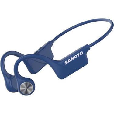 Imagem de Fones de ouvido de condução óssea SANOTO Bluetooth 5.3 IPX5 à prova d'