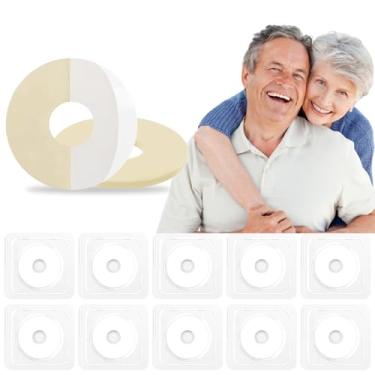 Imagem de ZOLIQUEX 10 anéis de barreira de ostomia, suprimentos de ostomia sem vazamento de barreira de 2 mm, anéis extensores de pele hidrocolóide para bolsas de colostomia, colas cirúrgicas