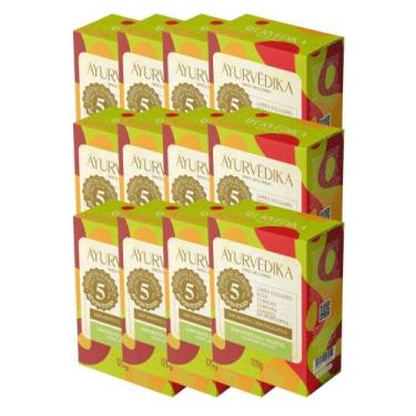 Imagem de Kit 12 Sabonetes Barra 100% Vegetais LemonGrass Ayurvédika