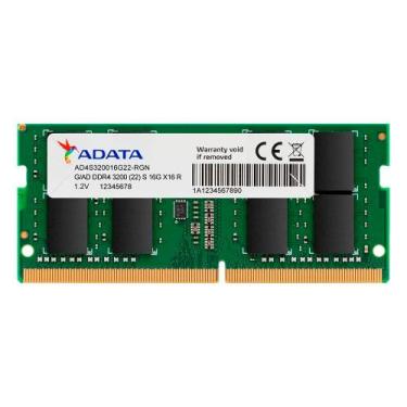 Imagem de Memoria Ram Notebook 8GB 3200MHz 1.2V DDR4 Adata -  AD4S32008G22