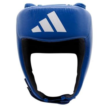 Imagem de adidas Unisex's IBA Approved Boxing Head Guard for Boxing and Punching Protective - for Men and Women (Small, Blue)