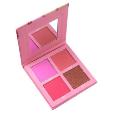Imagem de Paleta de Blush With Love Mylife 4 tons Pigmentados