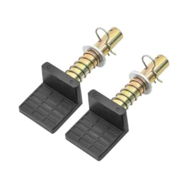 Imagem de kowaku 2x rodas elevador ganchos u ganchos acessórios de motocicleta de rolamento estável rolamento de 400 kg de ferro para uso pesado para stand, D Round Tube