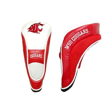 Imagem de Capa de cabeça híbrida para clube de golfe Team Golf NCAA, fecho de veludo para proteção extra de clubes, Washington State Cougars