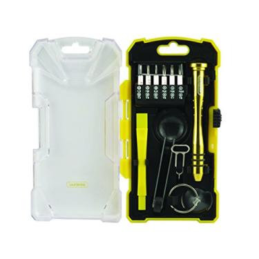 Imagem de General Tools Kit de reparo de iPhone 660 para smartphones, tablets e outros dispositivos eletrônicos, conjunto de 17 peças
