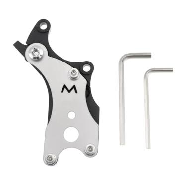 Imagem de OTOTEC Kit conversor de conversão de freio a disco de bicicleta com chave inglesa de 4 mm e 5 mm, preto