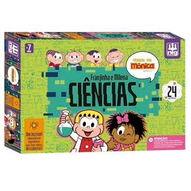 Imagem de Nig Brinquedos Brinquedo Educativo Ciências Turma da Mônica Franjinha e Milena