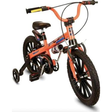 Imagem de Bicicleta Infantil Nathor Aro16 Menino Extreme de 5 A 8 Anos Cor Laran