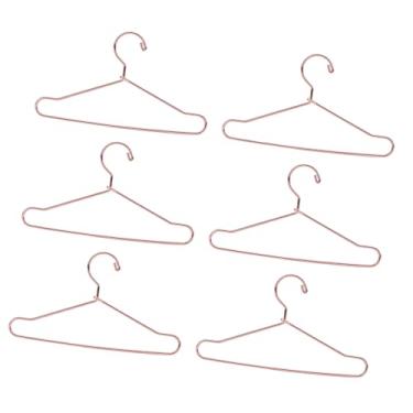 Imagem de Cabide de Roupas de Boneca, Aço Inoxidável Portátil (Rose Gold)