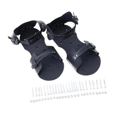 Imagem de Esquirla Sapatos aeradores de gramado, sola aeradora de gramado, sapatos com pontas de aeração eficientes para revestimentos resinosos e instalação de, Prego 5cm