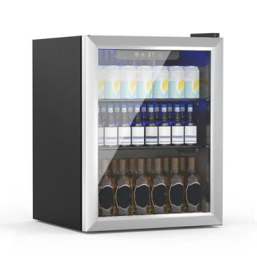 Imagem de Geladeira de bebidas DollarDash Compact 70 latas/37L com porta de vidr