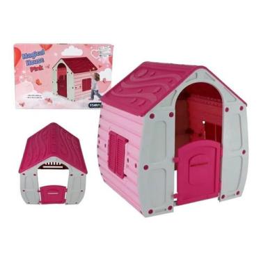 Imagem de Casinha De Brinquedo Infantil Funcional Magical Rosa Bel