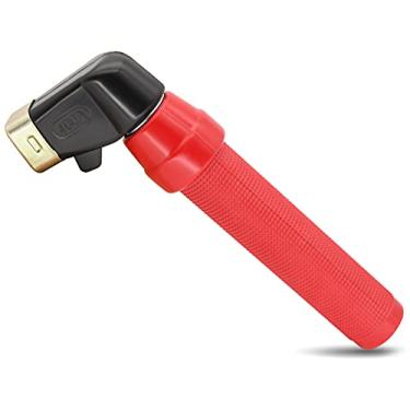 Imagem de Suporte de eletrodo de solda tipo torção de 400 A, braçadeira de eletrodo resistente de cobre completo para máquina de solda