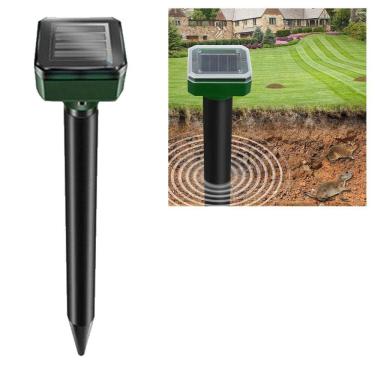Imagem de Repelente Solar Ultrassonico Cobra Rato Mosquito Roedores Jardim Quintal Externo