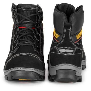 Imagem de Coturno Bota Adventure Masculino Unissex Couro Legítimo Cadarço Sola B