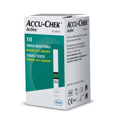 Imagem de Accu-Chek Active Para Controle De Glicemia 10 Tiras