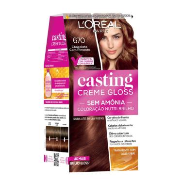 Imagem de Tintura Loreal Casting Creme Gloss 670 - Chocolate com Pimenta