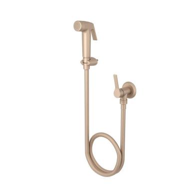 Imagem de Ducha Higiênica Flexível Australis Meber Metais Dourado Matte