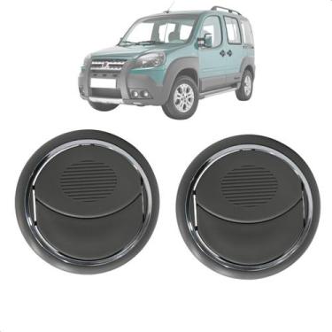 Imagem de Kit Difusor De Ar Doblo 2002 Até 2018 Novo Palio 2012 Até 2018 Cor:Cin