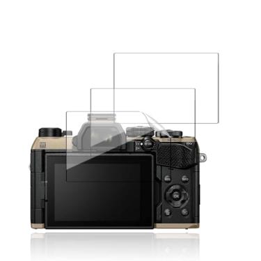 Imagem de NOUKAJU [Pacote com 3] Protetor de tela para OM SYSTEM OM-5 Mark II, película protetora HD, dureza 6h, arranhões, anti-impressão digital, película protetora para câmera OM-5 Mark II (não vidro