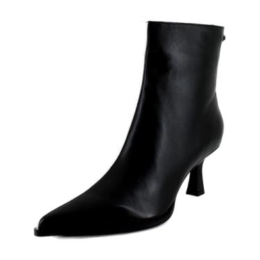 Imagem de Sam Edelman Sandália feminina Yuki Wedge, Preto/Vanilla Bean, 37