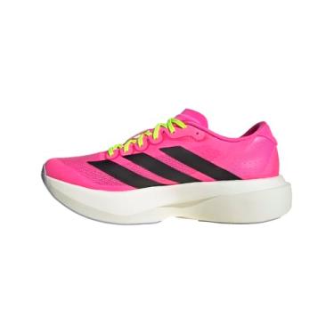 Imagem de adidas Tênis feminino Ironmt/Cblack Adizero Evo SL W preto ferro met./Core Black 35 EUA, Rosa lúcido/preto/branco, 6 Wide