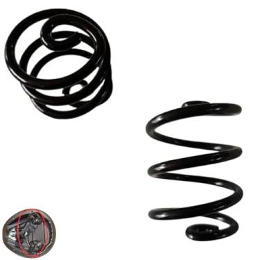 Imagem de YehVeh Pacote com 2 molas de substituição para assento de bicicleta conforto almofada de selim de bicicleta dupla absorção de choque peças para bicicleta suspensão cruiser selim bicicleta elétrica