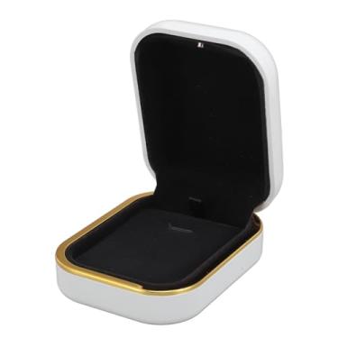 Imagem de LED Light Pendant Box Colar Display Case Durável Impermeável Grande Capacidade LED Light Necklace Holder Estojo De Armazenamento (Branco)